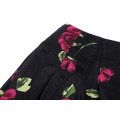 Grace Karin Occident Vintage Retro 50s Floral Pattern Cotton Skirt CL008925-10